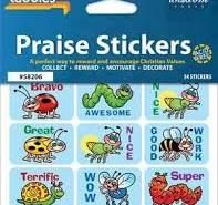 Praise Stickers-Merit w/Praise Chart (Pack of 54)