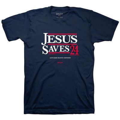 T-Shirt Jesus Saves &#39;24  (LARGE)