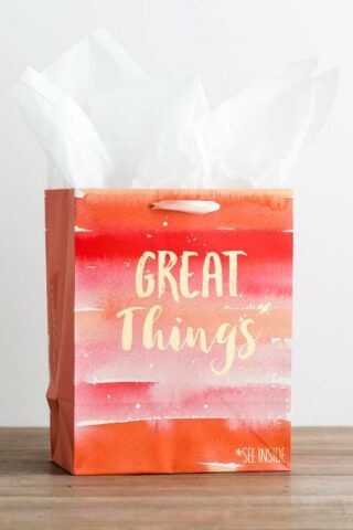 10457 Gift Bag-Great Things-Medium