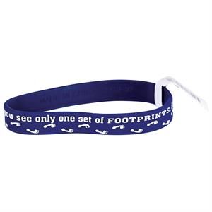 N-970BX-Silicone Bracelet - FOOTPRINTS