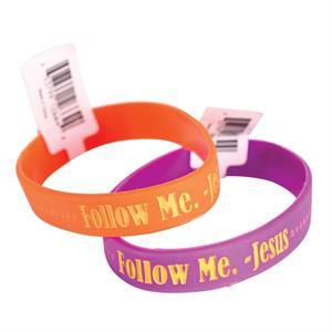 N-1040BX-BRACELET SILICONE - FOLLOW ME...JESUS