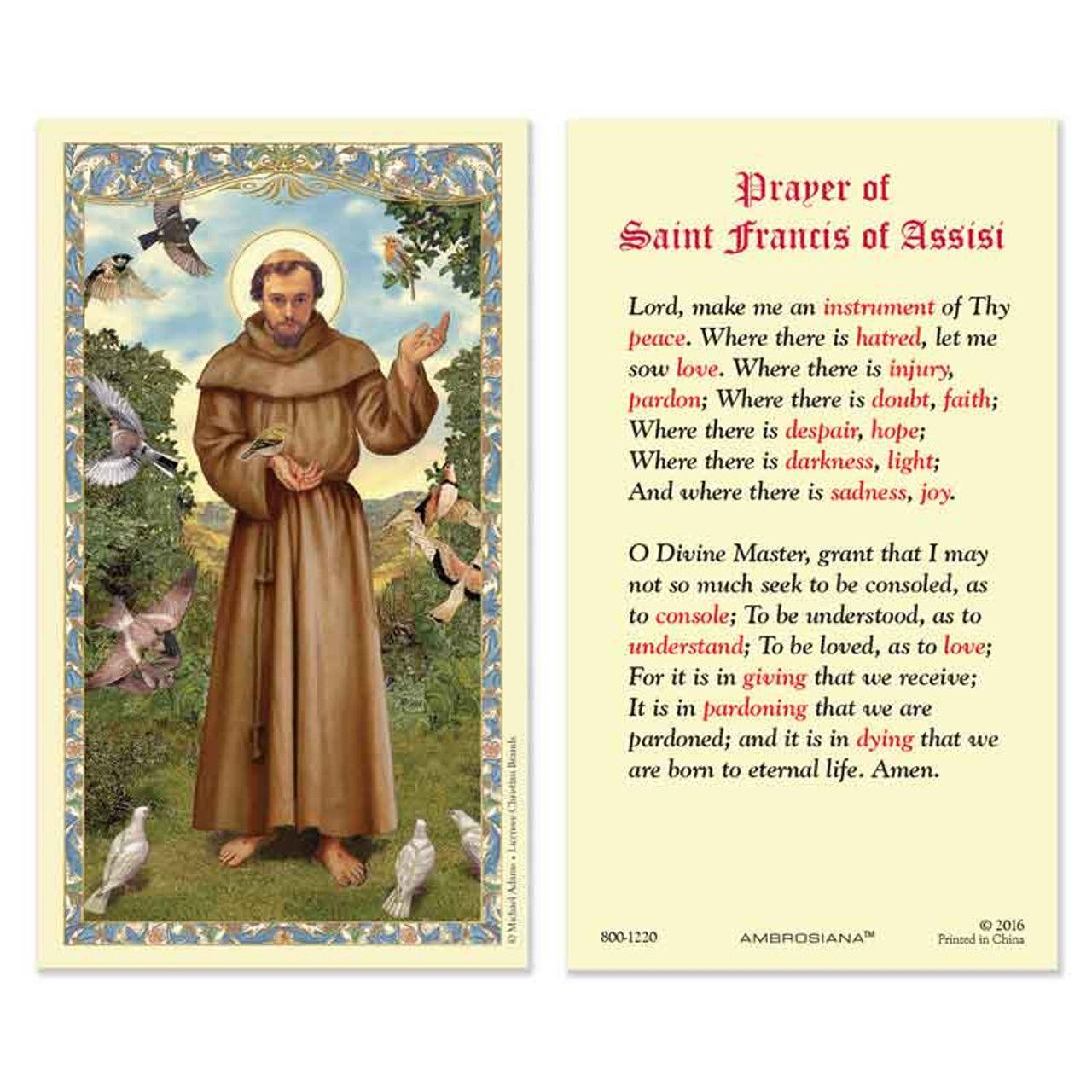 800-1220-St. Francis of Assisi