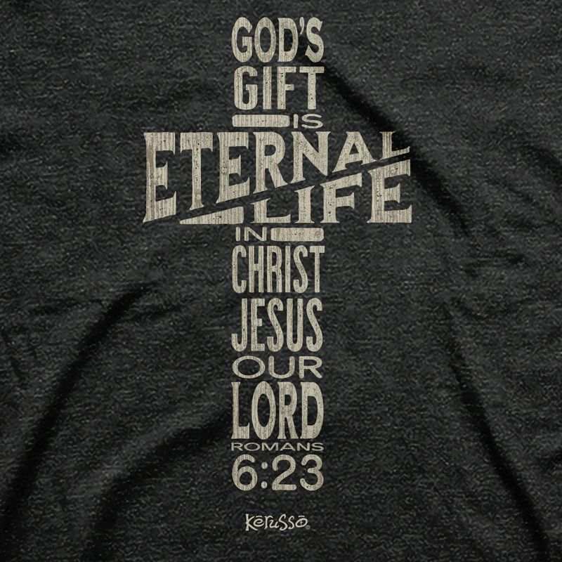 APT4375SM - Adult T - Eternal Life Cross