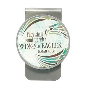 MC-117-MONEY CLIP-WINGS AS EAGLES