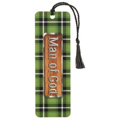 BKMTL-333-Tassel Bookmark-Man of God