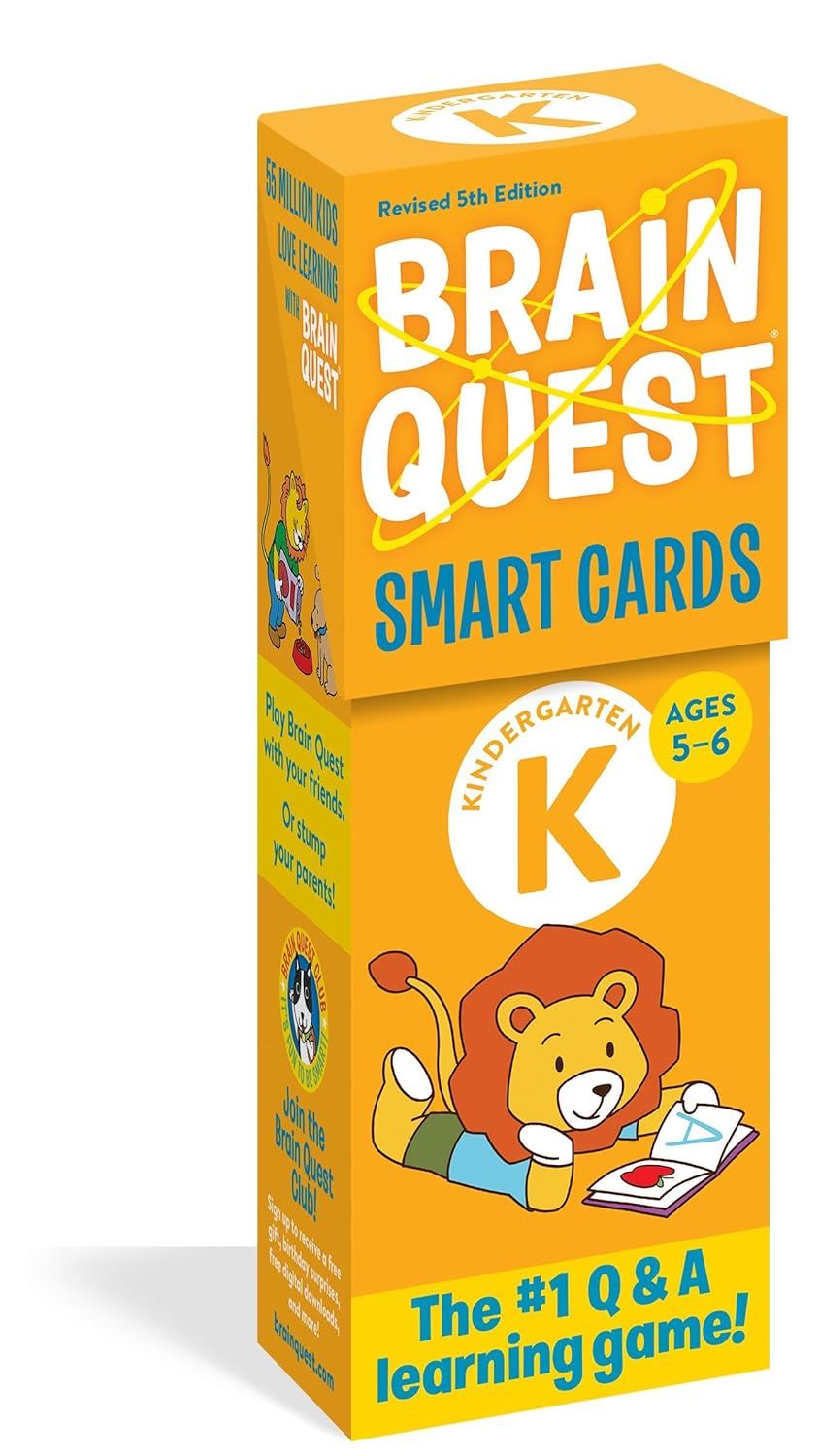 Brain Quest Smart Cards - Kindergarten (Ages 5-6)