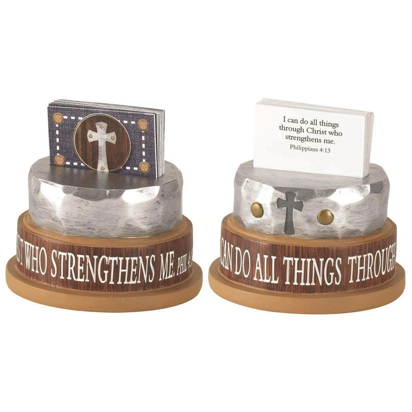 CRB-91 I Can Do All Things Scripture Cards &amp; Holder