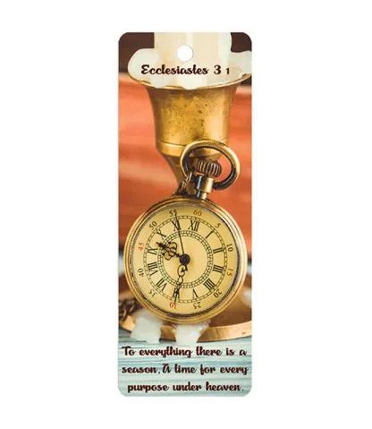 Ecclesiastes 3:1 Stopwatch 3D Bookmark