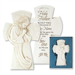 FIGR-117-Protect Them Jesus Cross Figurine