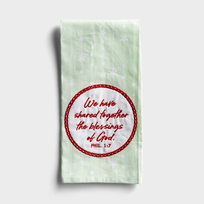 J8285 - Blessings of God Tea Towel