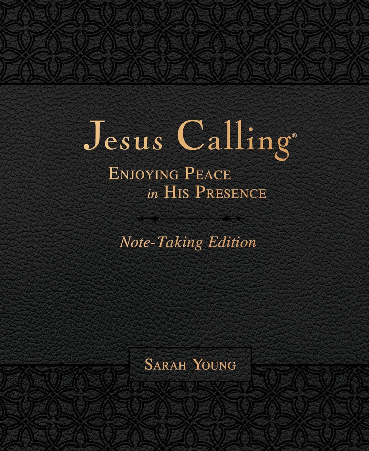 Jesus Calling Note-Taking Edition, Leathersoft, Black - Sarah Young