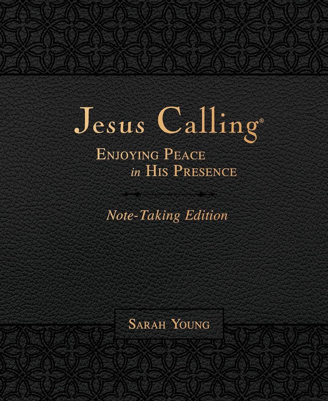 Jesus Calling Note-Taking Edition, Leathersoft, Black - Sarah Young