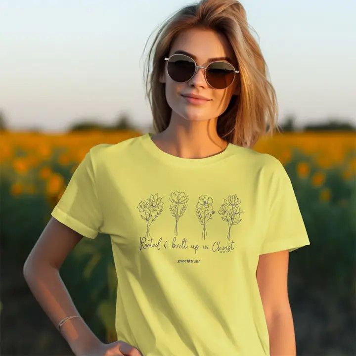 GTA4708SM grace &amp; truth Rooted &amp; Built Up Women&#39;s T-shirt