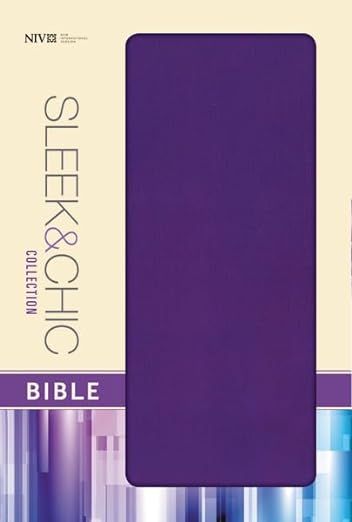 NIV Sleek and Chic Purple soft cover