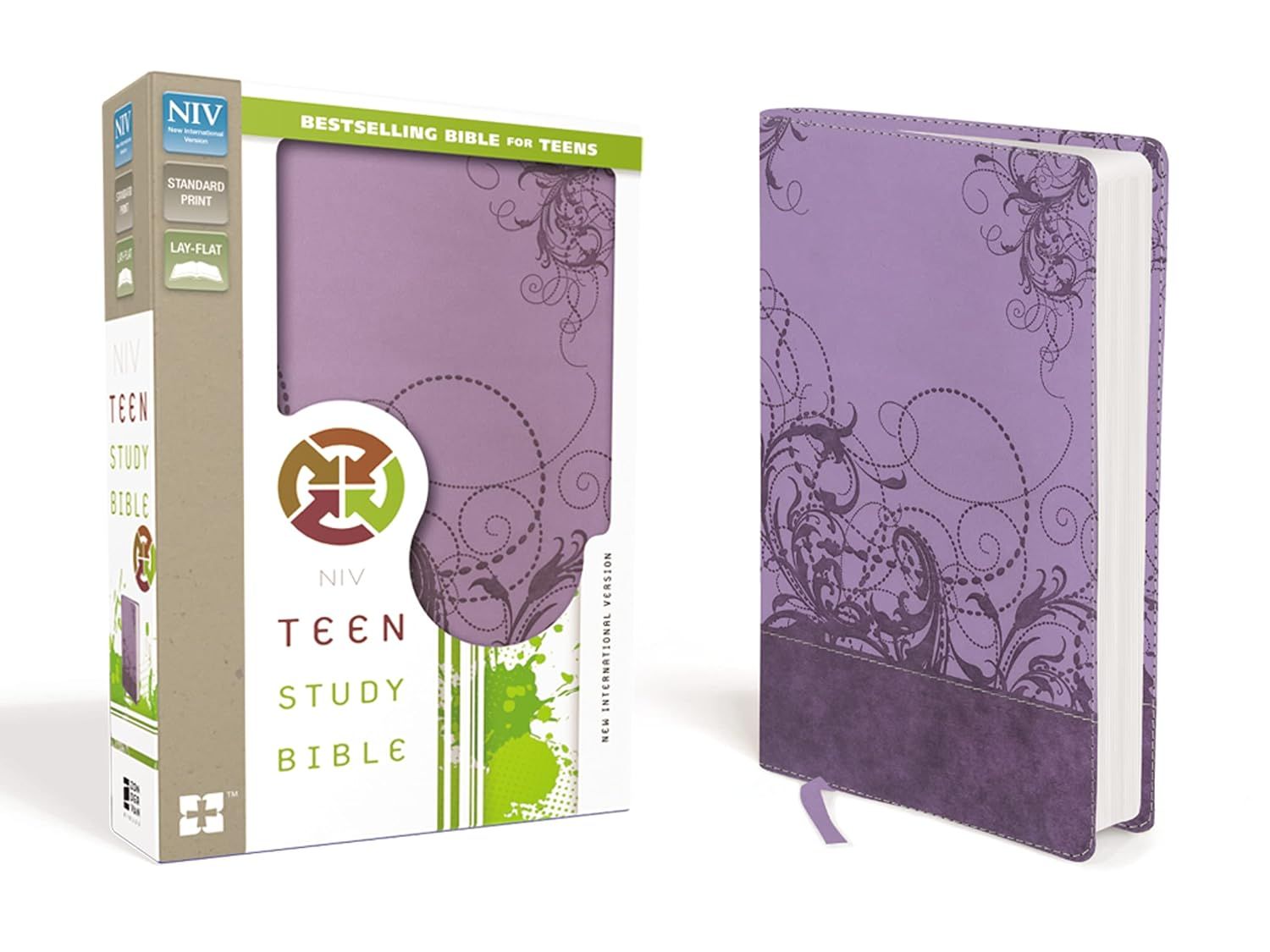 NIV Teen Study Bible (Spring Violet)