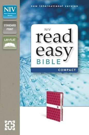 NIV Read Easy Bible/Compact -Hot Pink DuoTone