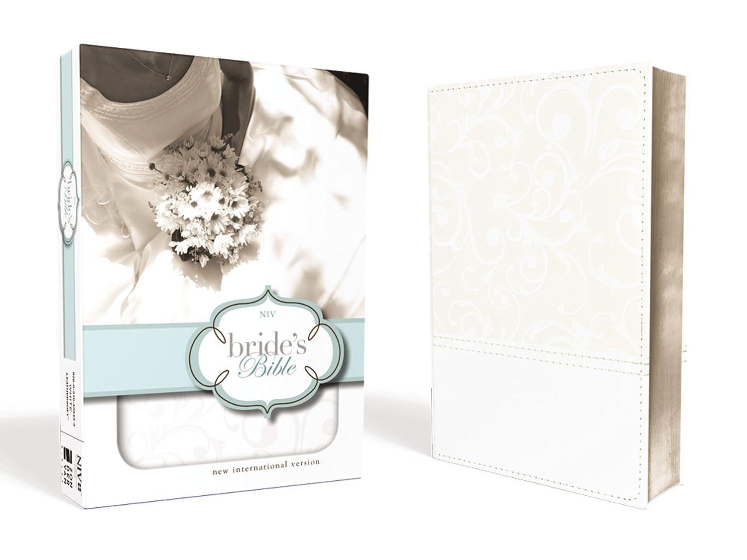NIV*Thinline Brides Bible/Compact-White Bonded Leather