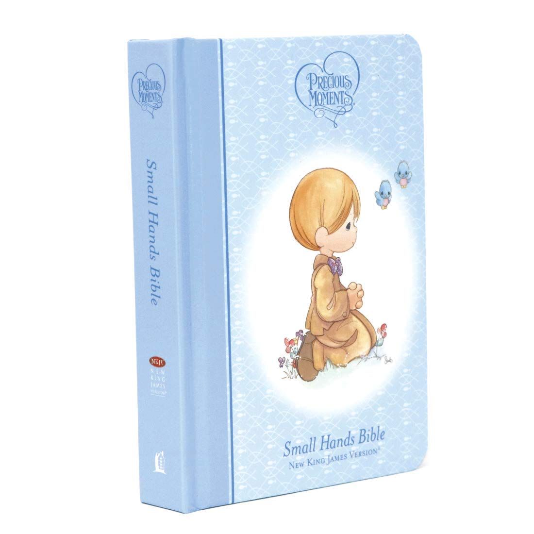 NKJV, Holy Bible, Precious Moments, Blue, Hardcover