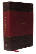 The King James Study Bible, Imitation Leather, Burgundy, Full-Color Edition - Large Print