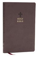NKJV Value Ultra Thinline Bible (Comfort Print)-Charcoal Leathersoft