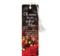 Oh Come Let Us Adore Him -  Bookmark With Tassel
