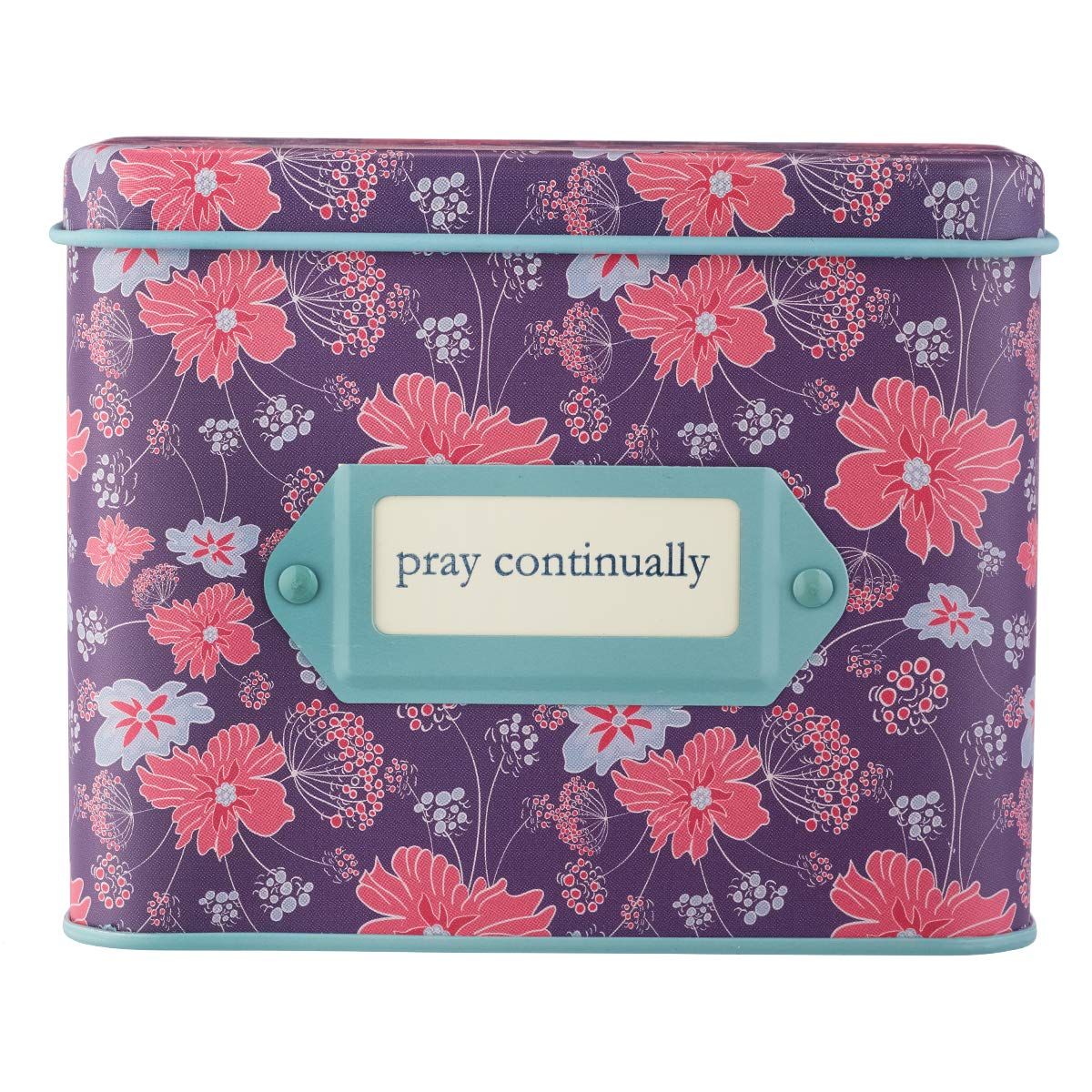 Pray Continually Prayer Cards - Tin