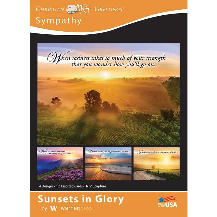 Greeting Card Box - Sympathy - Sunsets In Glory