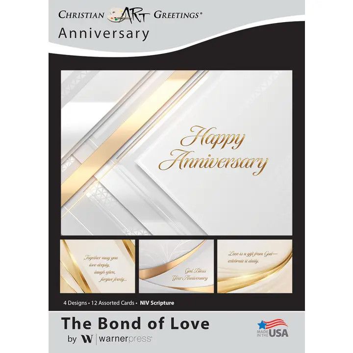 Card-Boxed-Anniversary -The Bond Of Love Assorted (Pack Of 12)