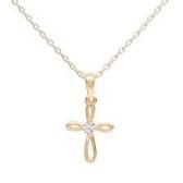 14K Gold-Plated Kids Open Infinity Necklace - 14 inch