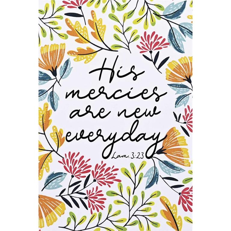 Itty Bitty Card- His Mercies Are New  - IBB-235