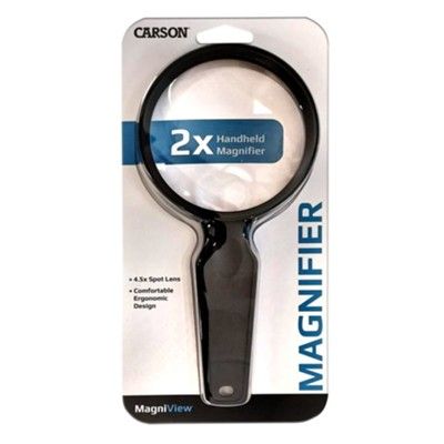 MagniView Magnifier- 3.25&quot; Round 2x with 4.5x Spot Lens
