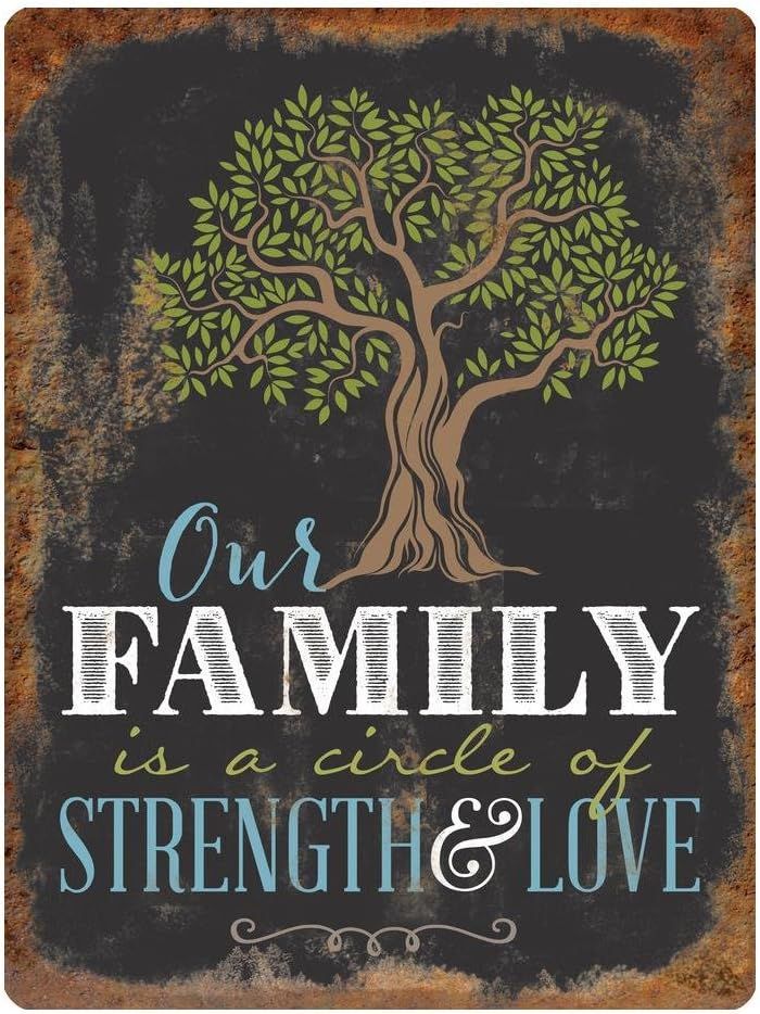 TIN0007 OUR FAMILY IS A CIRCLE STRENGTH AND LOVE
