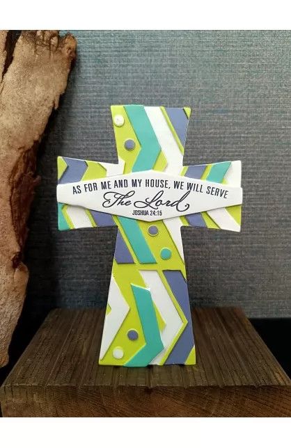 Table Cross  As for Me and My House   Joshua 24:15