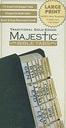 Bible Tab-Majestic-Traditional Gold Edged-Lrg Prt
