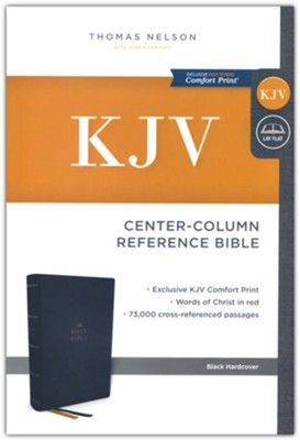KJV Center-Column Reference Bible, Comfort Print