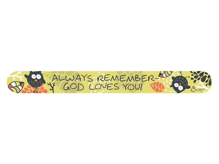 Fingernail File-Always Remember-God Loves You!