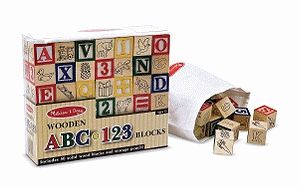 Wooden ABC/123 Blocks (UC)