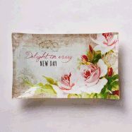 Trinket Tray-Delight In Every New Day (6 1/8&quot; x 3 3/4&quot;)