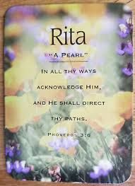 RITA - Name Card