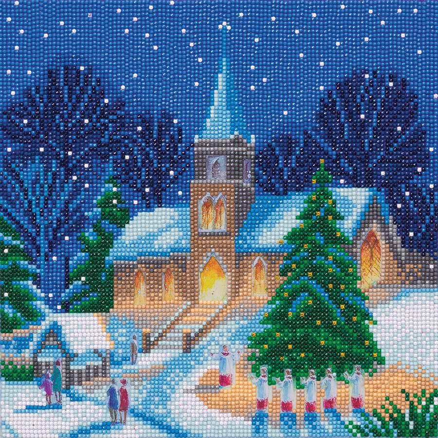Christmas Carols Crystal Art Medium Framed Kit