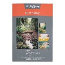 Card-Boxed-Birthday-Tony Evans (Box Of 12)