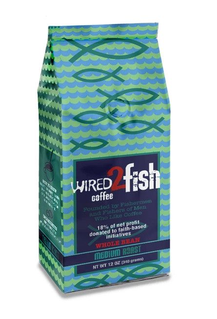 Wired2fish Coffee, Whole Bean - Medium Roast