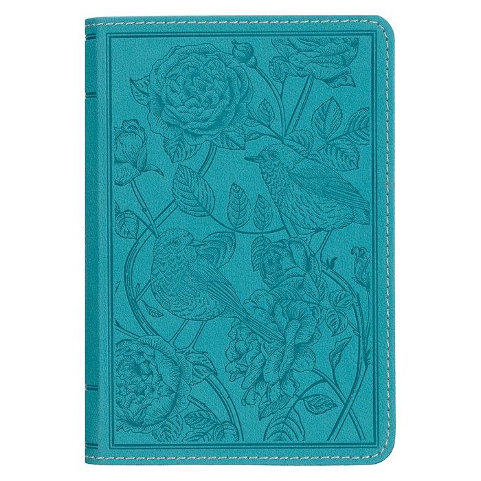 KJV Teal Compact Zippered Bible