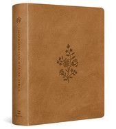 ESV Journaling Study Bible-Nubuck Caramel TruTone