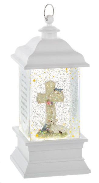 LED Light Up Shimmer Child Prayer Lantern