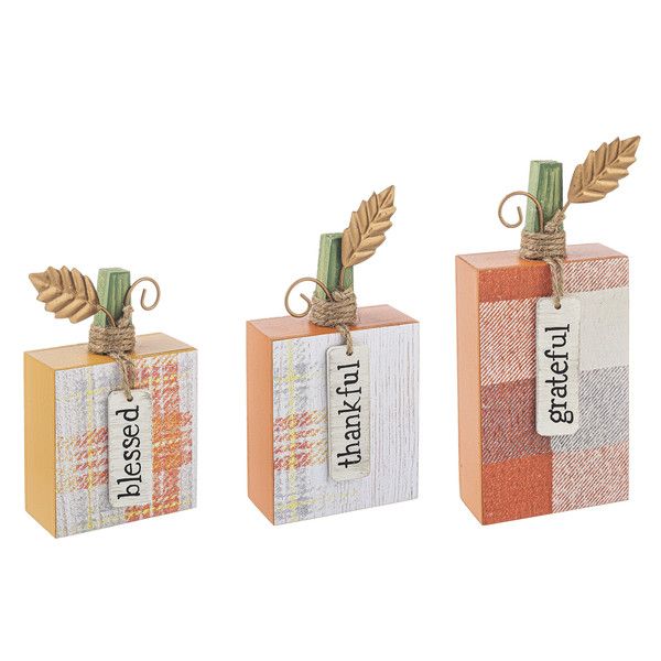 Autumn Plaid - Pumpkin Block