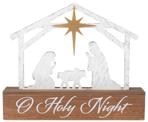 O Holy Night Nativity Sitabout