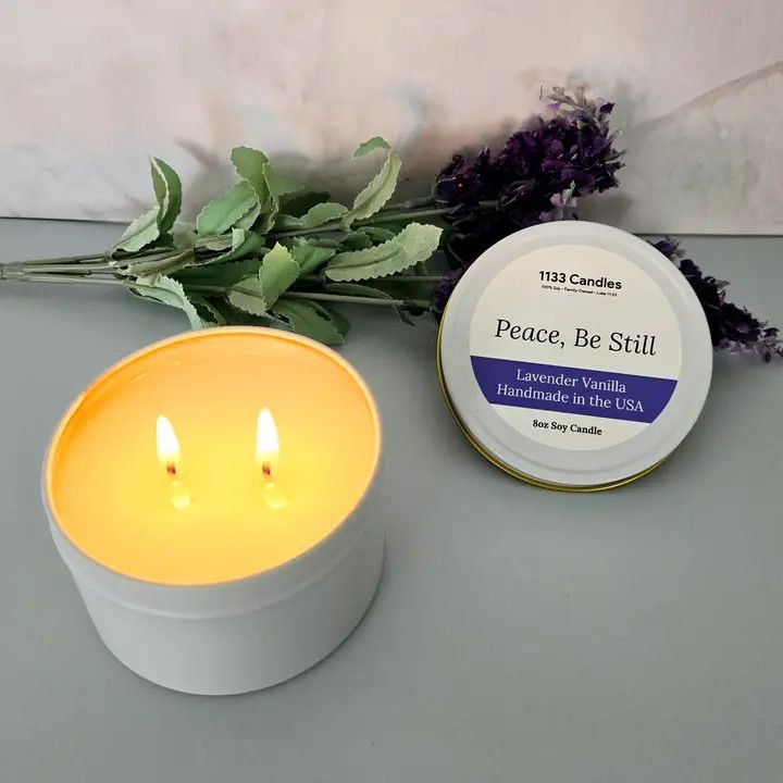 8 oz. Soy Candle - Lavender Vanilla