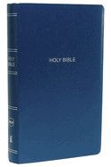 NKJV Gift &amp; Award Bible (Comfort Print)-Blue Leatherflex