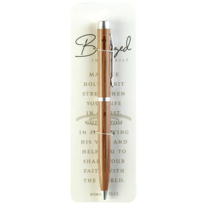 Pen with Cross Baptized in Christ